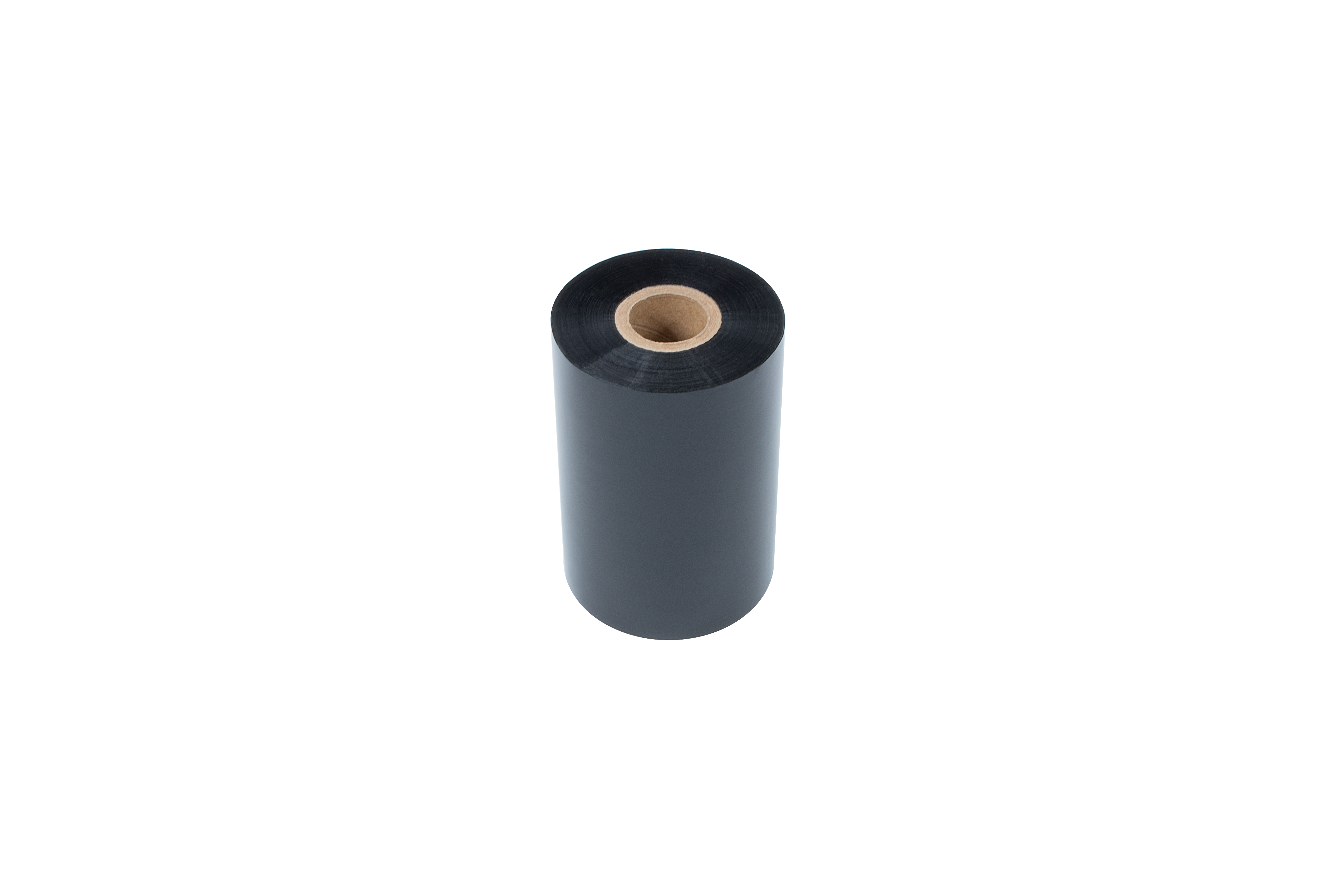 110mm (4.33") Wide TT Resin Ribbon, Black, 1” Core, 600m/Roll, 12 Rolls/Unit, , large